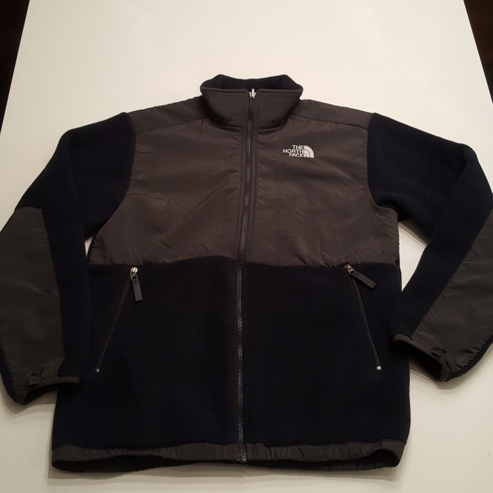 The North Face Navy Blue Fleece Lined Panel Jacket